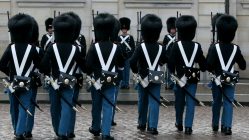 group of man marching